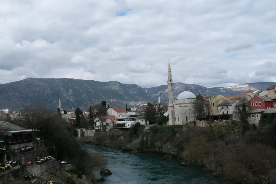Stari most, magla